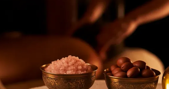 Gommage au cristaux de rose et coques d'argan